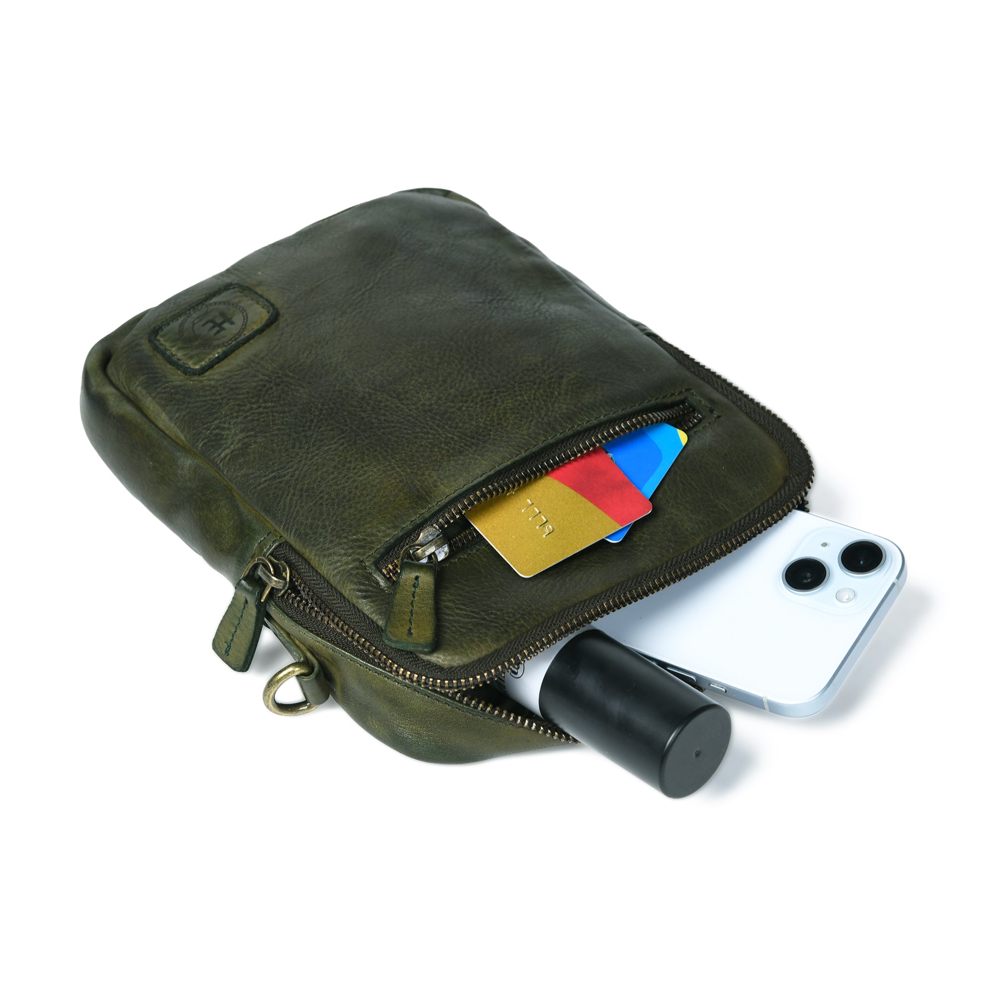 OxBlood Trail Leather Sling Bag